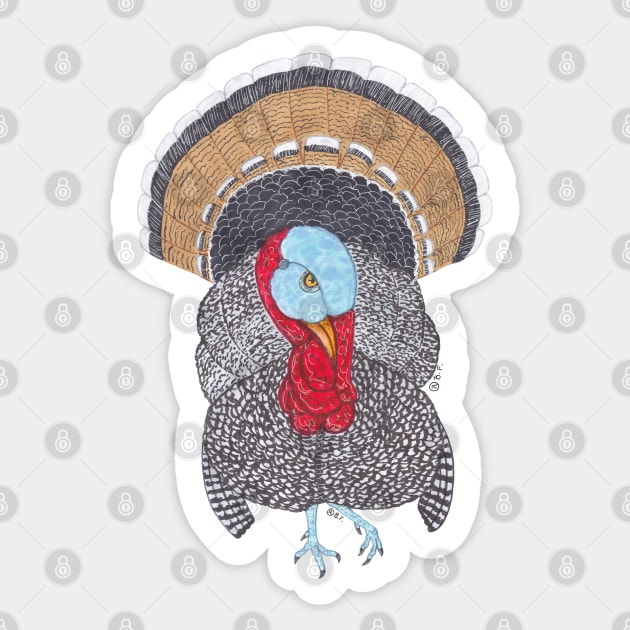 NARRAGANSETT TURKEY Sticker by BeritValk